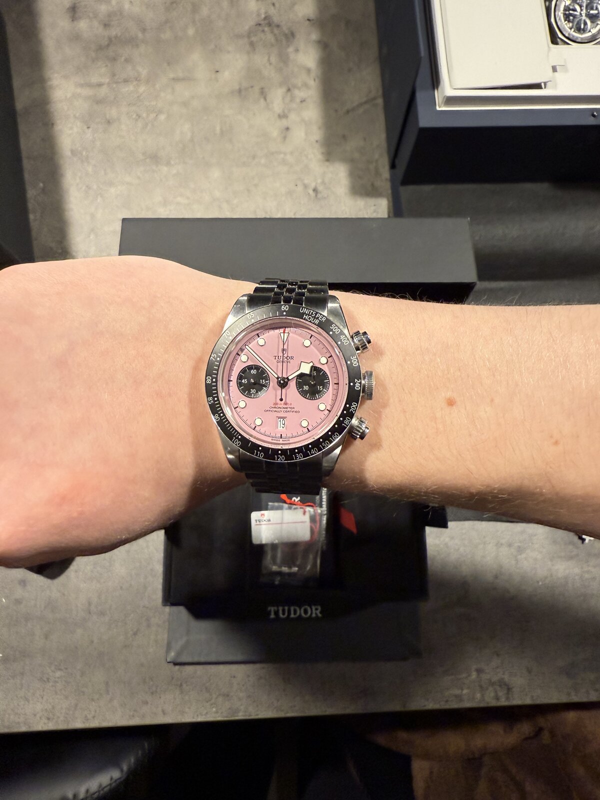 Tudor Black Bay Chrono Pink Inter Miami Pink Dial
