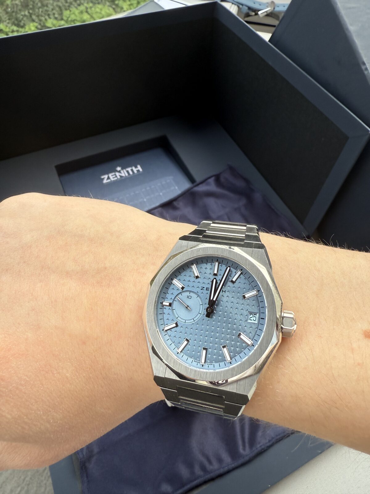 Zenith Defy Skyline Skyline Ice Blue